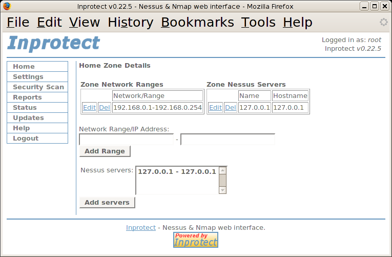 Inprotect Zone Configuration Complete