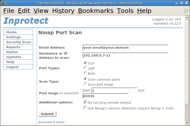 Nmap Port Scan