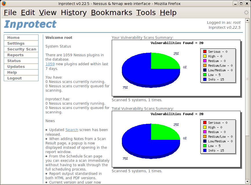 Inprotect Welcome - Reports Available