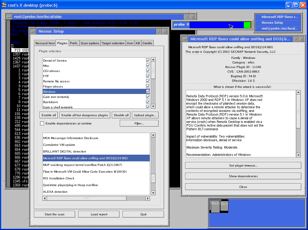 Nessus X Client (NST v1.2.0)